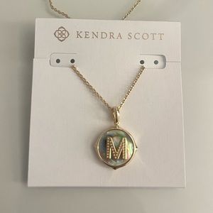Kendra Scott M Initial Necklace